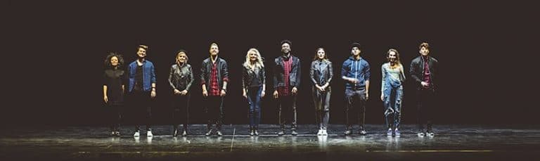 entertainers on stage