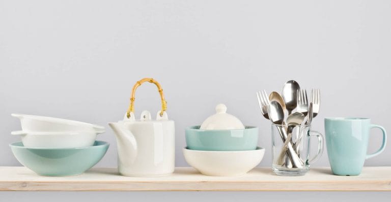 Household products displayed on a shelf. Household products can be insured with Product Liability Insurance for Consumer Products.