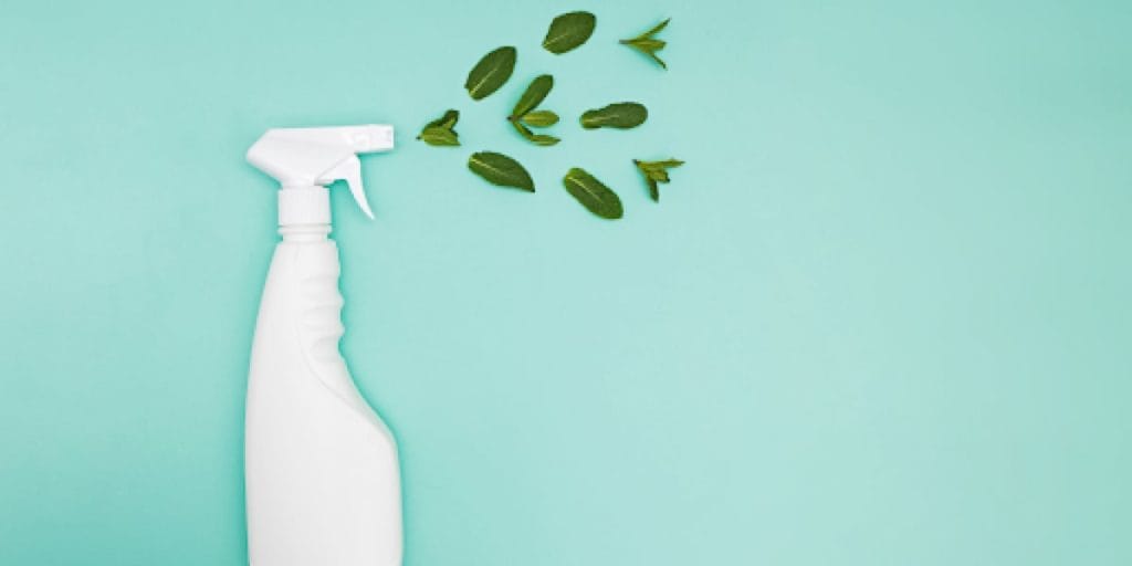 image of clean cleaning supplies