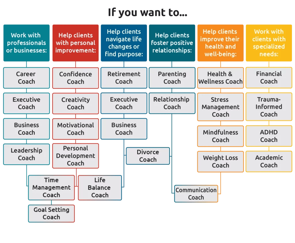an infographic showing business paths based on your interests.