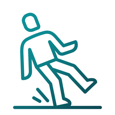 Icon of person slipping on floor