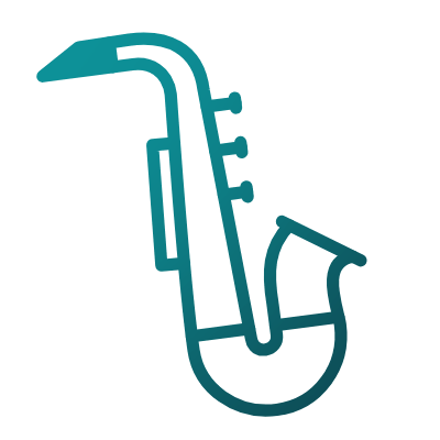 icon of saxophone