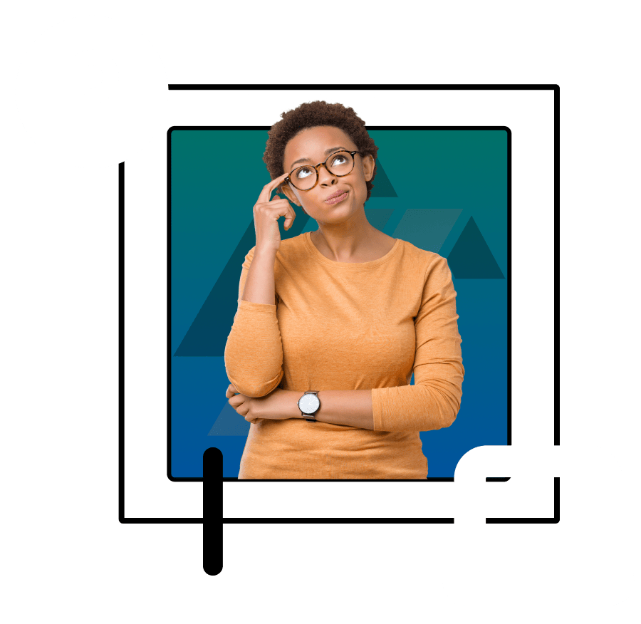 An image of a person thinking with their hand on their head with a question mark and computer icon to represent "I’m Sold! But What Policy Do I Choose?"