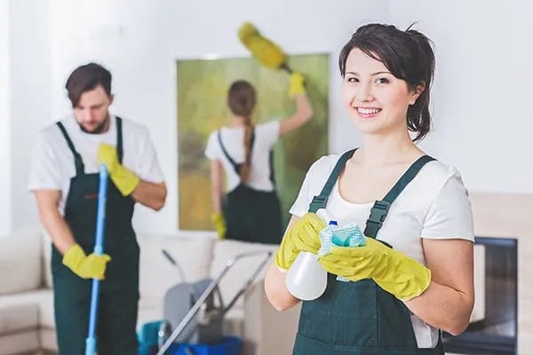 Image of a cleaning crew