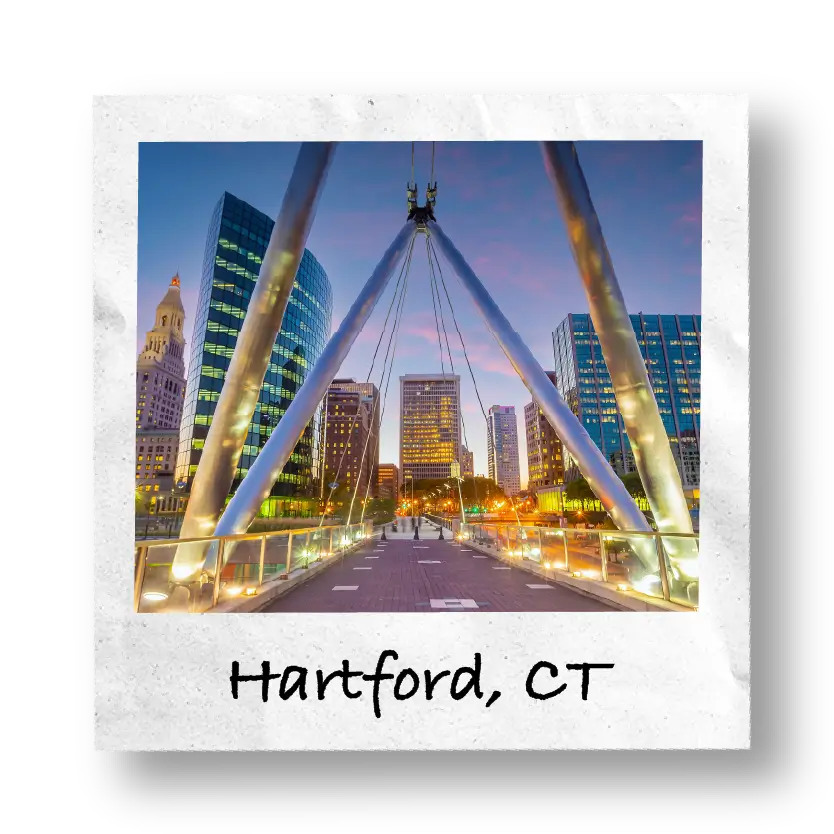 Hartford, CT city views.