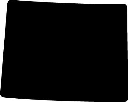 Silhouette of Wyoming