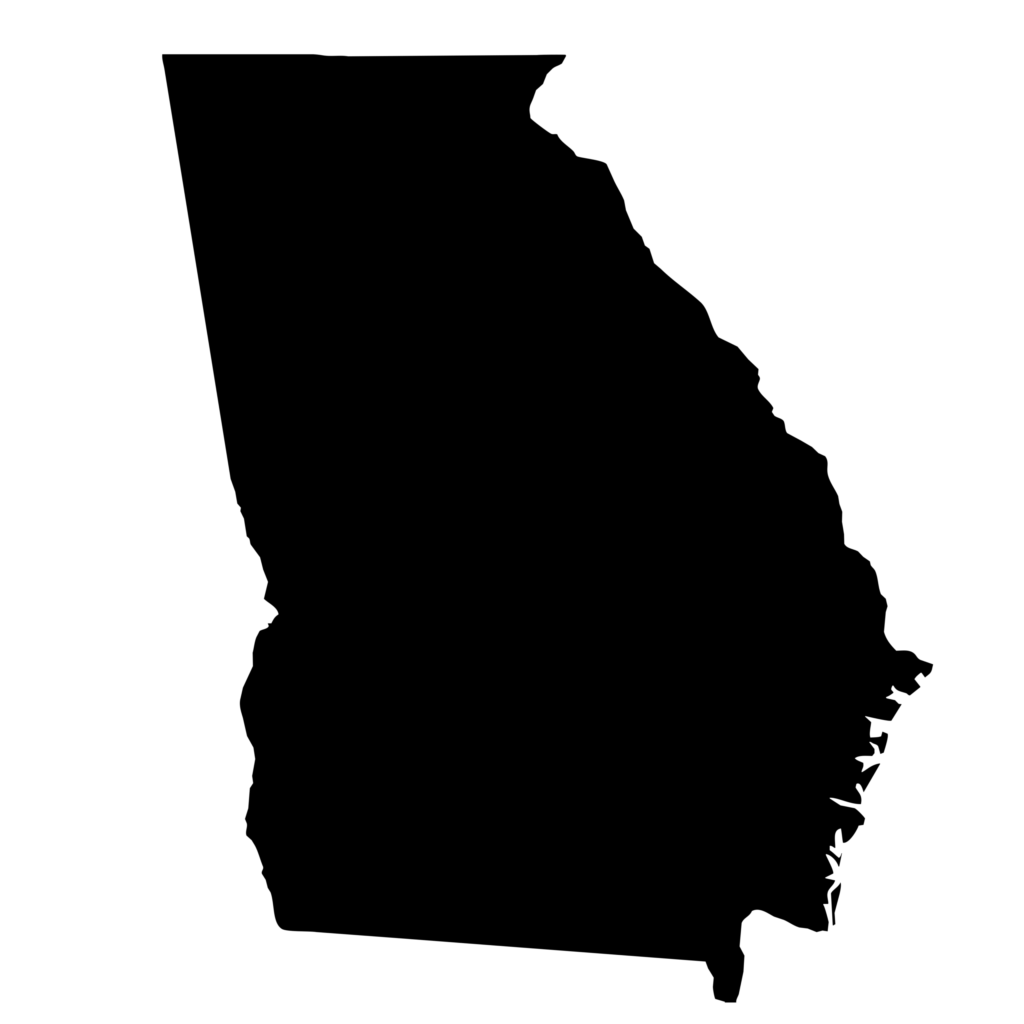 State of Georgia silhouette