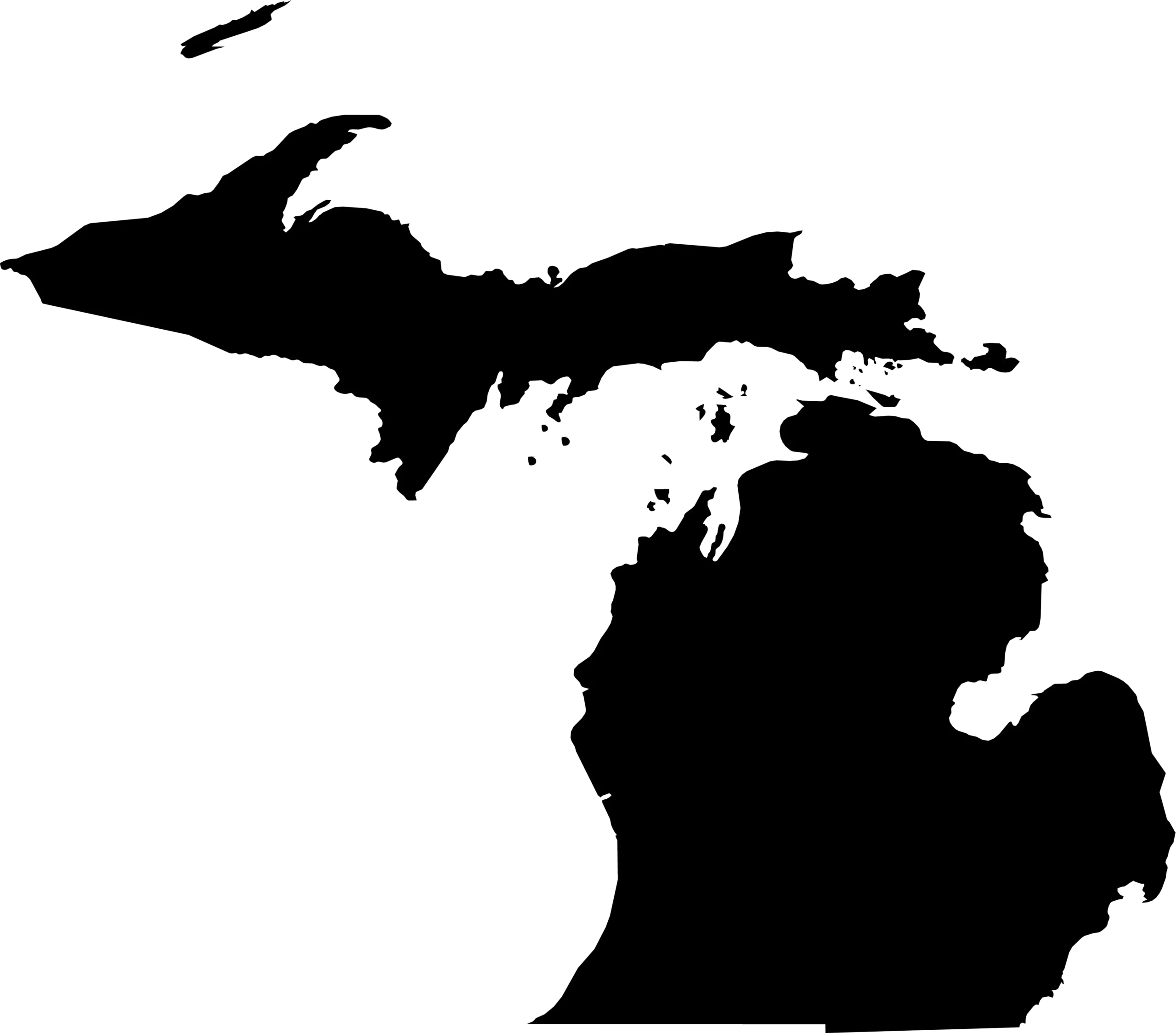 Silhouette of Michigan State